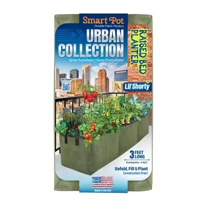 Smart Pot 3' Little Shorty Long Bed w/ Handles Green