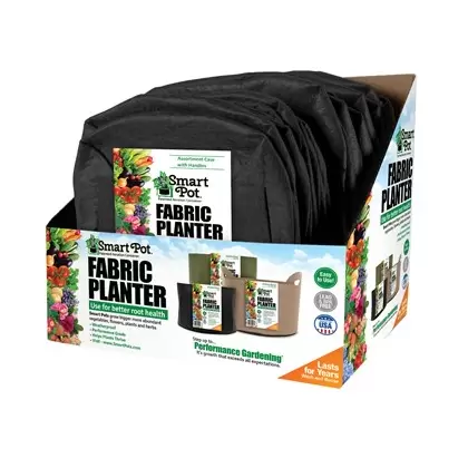 Smart Pot 12pc 5gal Multi Purpose Large - 3 Color Assortment w/Display Box