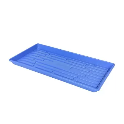 SunPack 1020 Heavy Duty Shallow Tray, No Holes, Blue