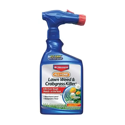 BioAdvanced 32oz All-In-One Lawn Weed & Crabgrass Killer RTS (Keywords: Bayer )