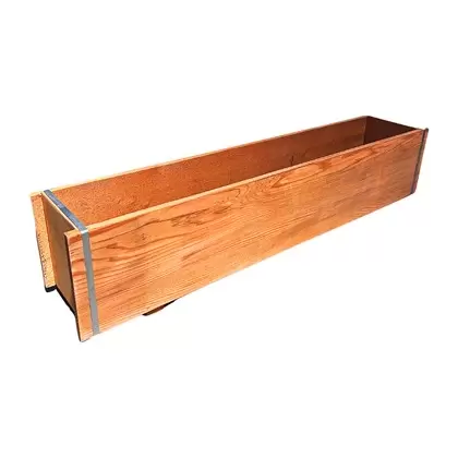 A&G 3' Banded Redwood Window Box