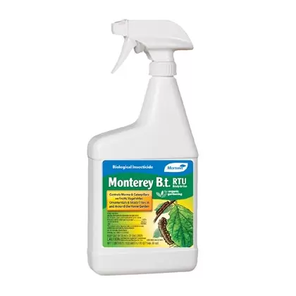 Monterey 32oz B.t. Bacillus thuringiensis Biological Insecticide RTU BT