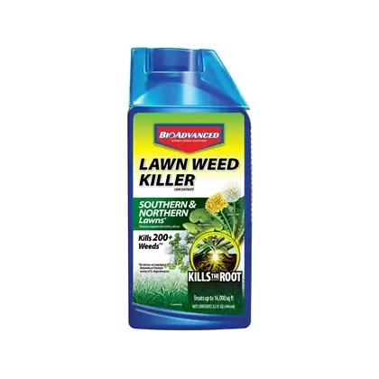 BioAdvanced 32oz Lawn Weed Killer Concentrate North South
