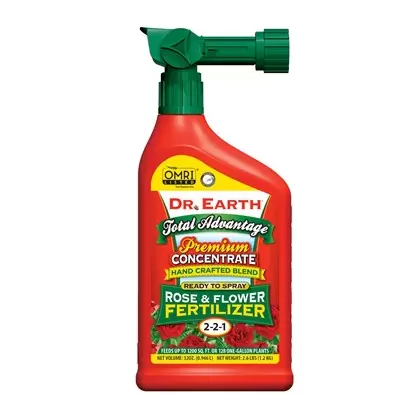 Dr Earth 32oz Total Advantage Rose & Flower Liquid Fertilizer RTS