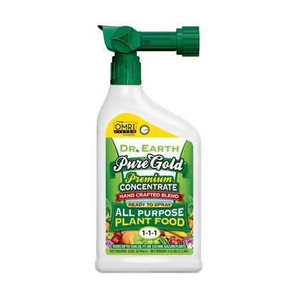 Dr Earth 32oz Pure Gold All Purpose Liquid Fertilizer RTS