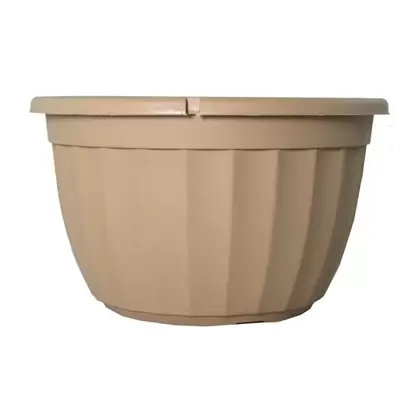 Grower Select 11.00 Serenity Hanging Basket Mocha With Plastic 3 Strand Hanger 72/CS