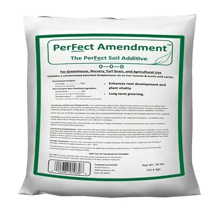 PerFect Amendment 50Lb (40/Pl) 15% Iron, 2% Humic Acid+ Streptomyces. Soil amendment. ( actino iron actino-iron )