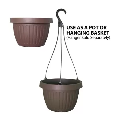 Grower Select 10.50 Combo Pot With Dish Brown 50/CS 40CS/PL