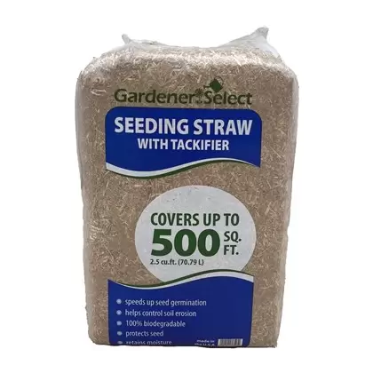 Gardener Select 2.5cf Seeding Straw with Tackifier 40/PL