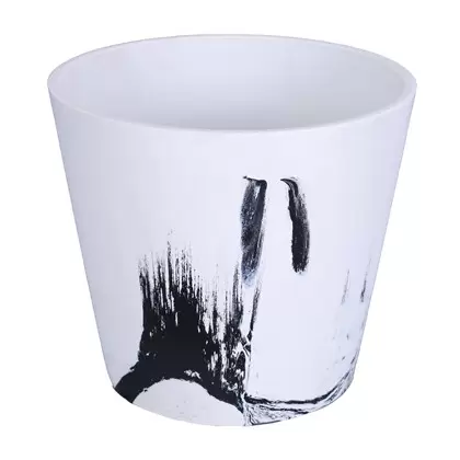 Gardener Select 6.7" Mixed Stone White and Black Planter