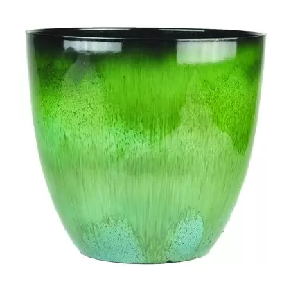 Gardener Select 15" Egg Planter Green Flower Planter 4/CS