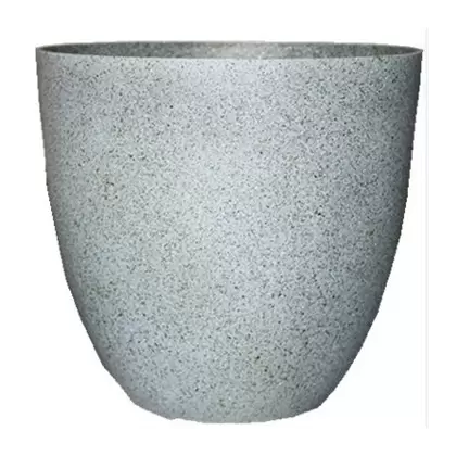 Gardener Select 18" Egg Planter Granite Flower Planter 4/CS