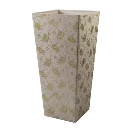 Gardener Select 16"x32" Mixed Stone White Planter