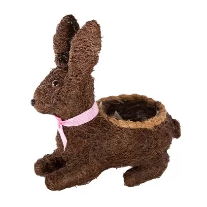 Gardener Select 5" Small Straw Rabbit Topiary 6/CS