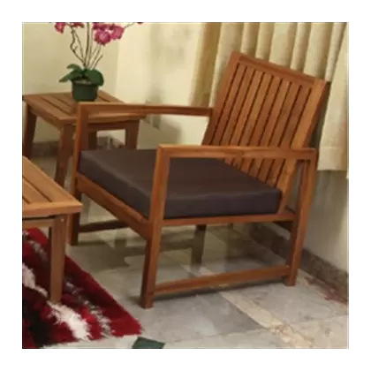 Gardener Select Teak Bella Deep Chair w/ Cushion