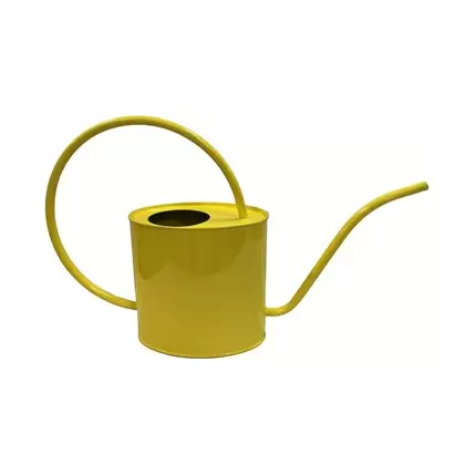 Gardener Select 2L Oval Watering Can Yellow L16.9"xW4.3"xH9.8" Indoor