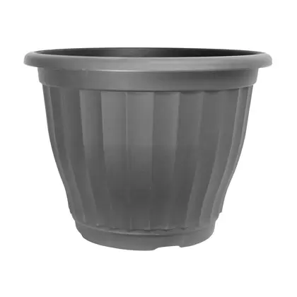 Grower Select 17.00 Castella Planter Aged Black 7gal 29/CS - 17.3in OD x 12.6in H