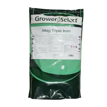Grower Select 18-6-18 Mag Triple Iron 25Lb HAZ (80/PL)