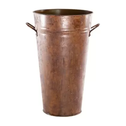 Gardener Select 12" Tall Bucket with Handle Rusty 6.7"x4.7"x12" 24/CS