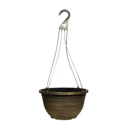 Grower Select 12.00 Boxwood Hanging Basket Mahogany with Hanger 50/CS