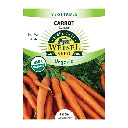 Organic Danver Carrots - 2 Gram