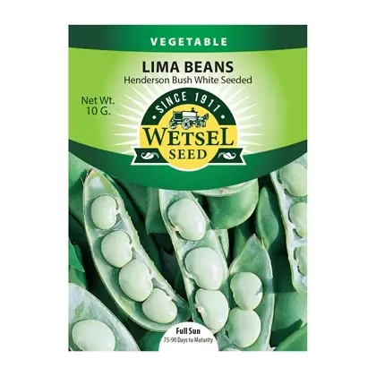 Limas, White Seeded Henderson - 10 Gram