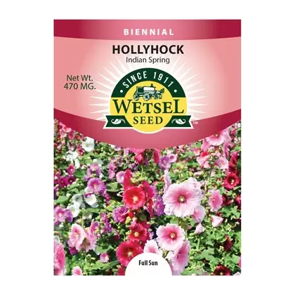 HOLLYHOCK, INDIAN SPRING PKT 470 MG