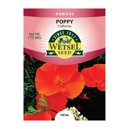 Poppies, California (orange) 175 mg