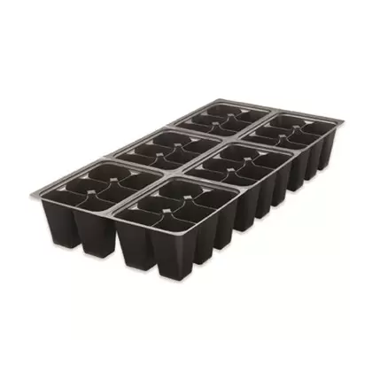 T. O. Plastics 606 Standard Deep Jumbo Insert Black 100 Per Case 63Cs/Pl St-I-0606-Deep (Jumbo 606)