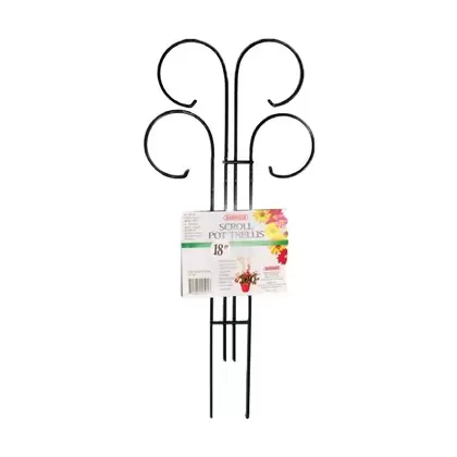 Bosmere Wren 18"x8" Scroll Pot Trellis
