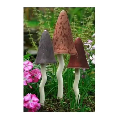 Potting Shed 3pc Tinkling Toadstools Spring Colors
