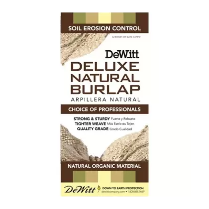 Dewitt Deluxe Natural Burlap 7oz 3'x48' Retail Burlap