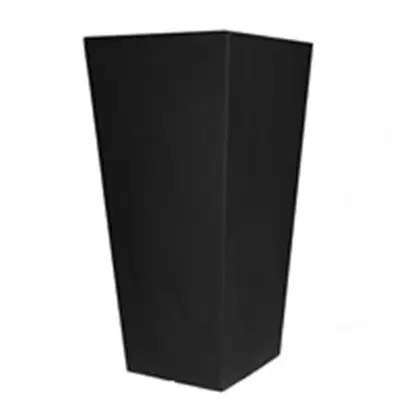 Tusco 26" Cosmo Tall Square Planter Black