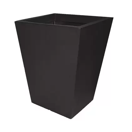 Tusco 22" Cosmo Square Planter Black