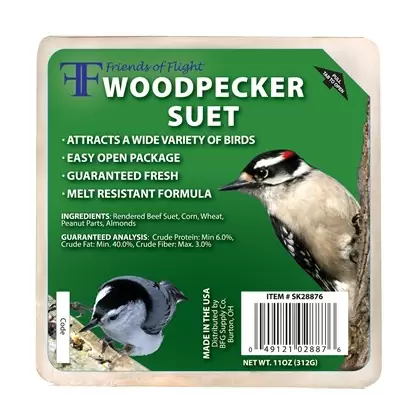 Friends Of Flight 11oz Woodpecker Suet