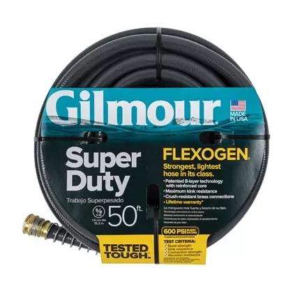 Gilmour Flexogen S Duty 5/8" X 50' Gray Hose