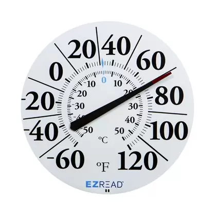 Headwind 12.5" EZ Read Dial Thermometer White