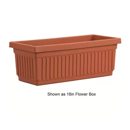 HC 24" Venetian Flower Box Clay Akro Mils