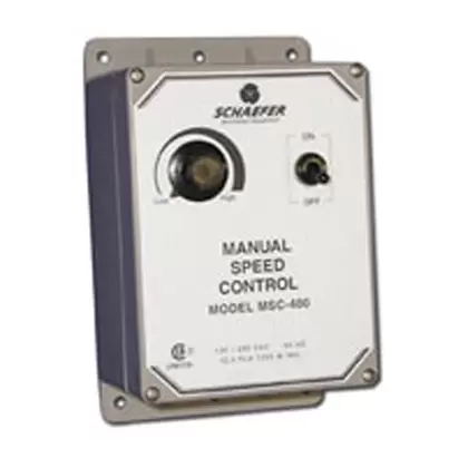 SCHF MSC-400 MANUAL VARIABLE SPEED FAN CONTROL