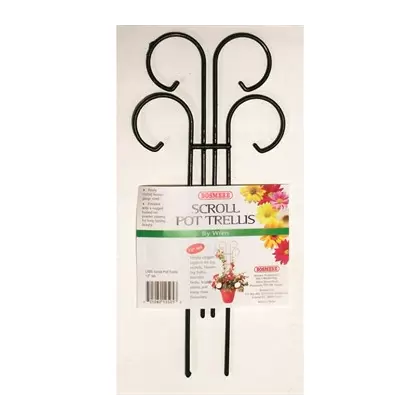 Bosmere Wren 12" Tall x 8" Wide Mini Scroll Pot Trellis