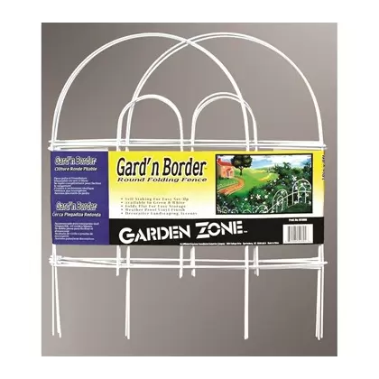 Origin Point 24"x10' White Round Folding Fence