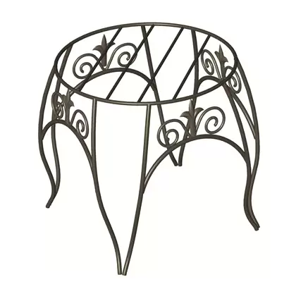 Panacea 10" Plant Stand With Finial Black