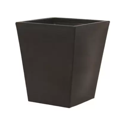 Tusco 18" Cosmo Square Planter Black