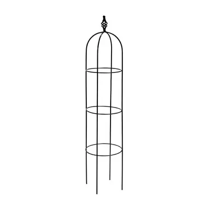 AGW 56"x10.5" Obelisk w/ Spiral Twist Black