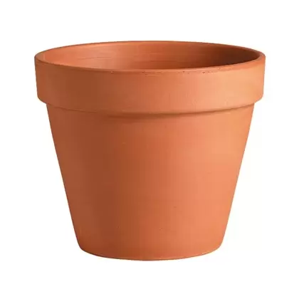 Deroma 2.1" Standard Pot Terra Cotta Clay Case Pack