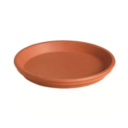 Deroma 5.9" Saucer Terra Cotta Clay Case Pack