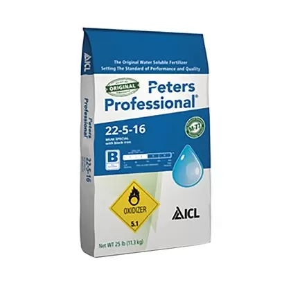 ICL Peters 22-5-16 Mum Special Black Iron 25lb (80/PL) Pallet Min HAZ