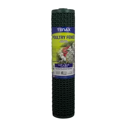 Tenax 3'x25' Poultry Fence Green