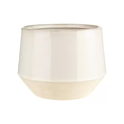 SSI Farmhouse 5.5" Tapered Crock White