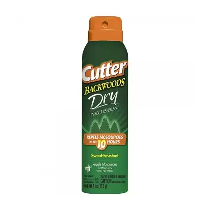 Cutter Backwoods 4oz Dry Aerosol 25% Deet